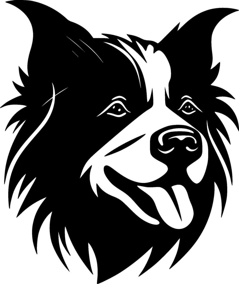 Dog - Minimalist and Flat Logo - Vector illustration