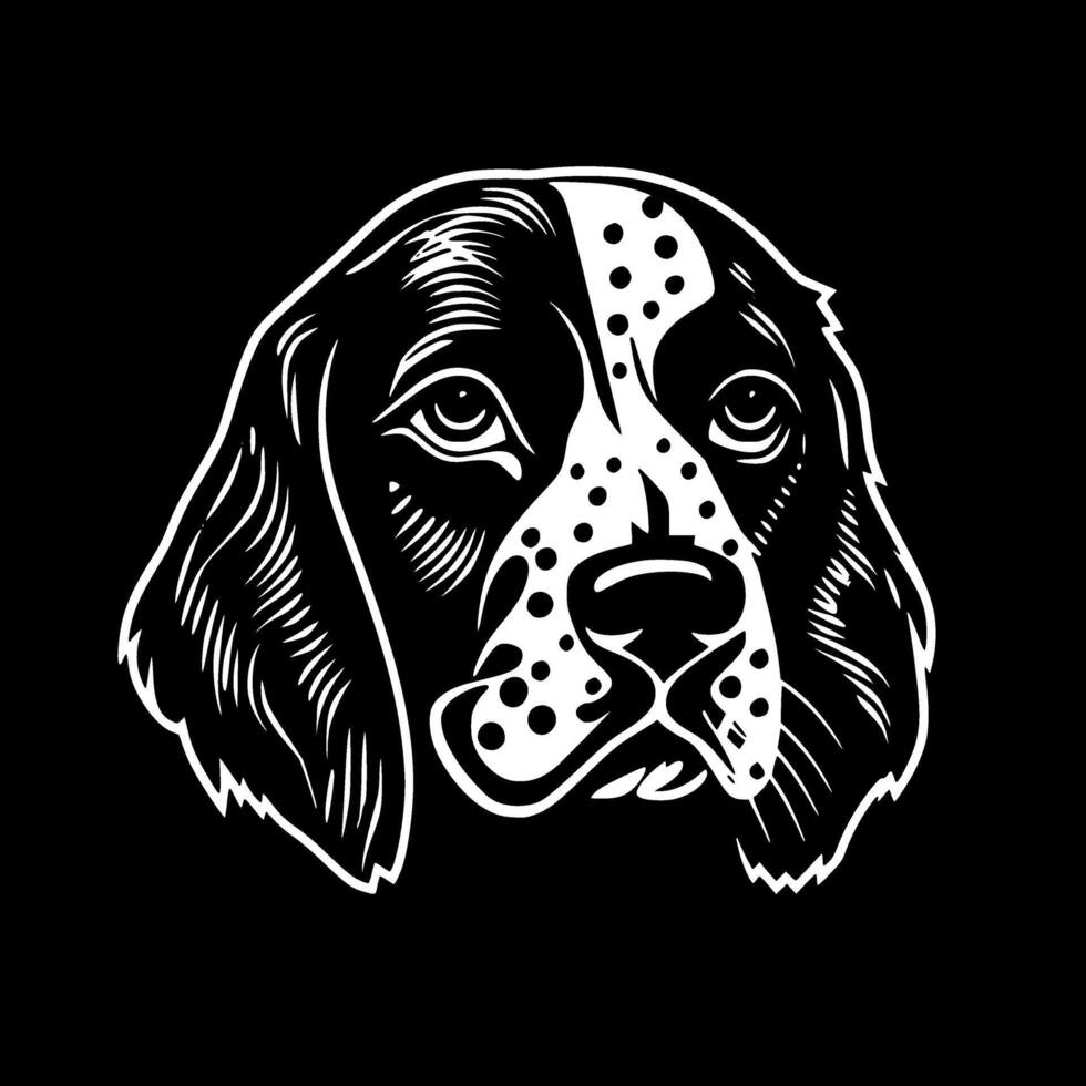 Dog - Minimalist and Flat Logo - Vector illustration