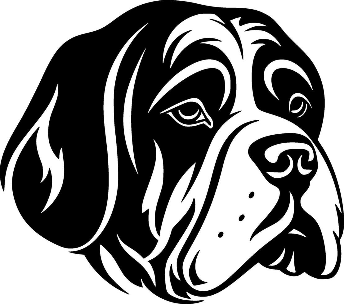 perro - minimalista y plano logo - vector ilustración