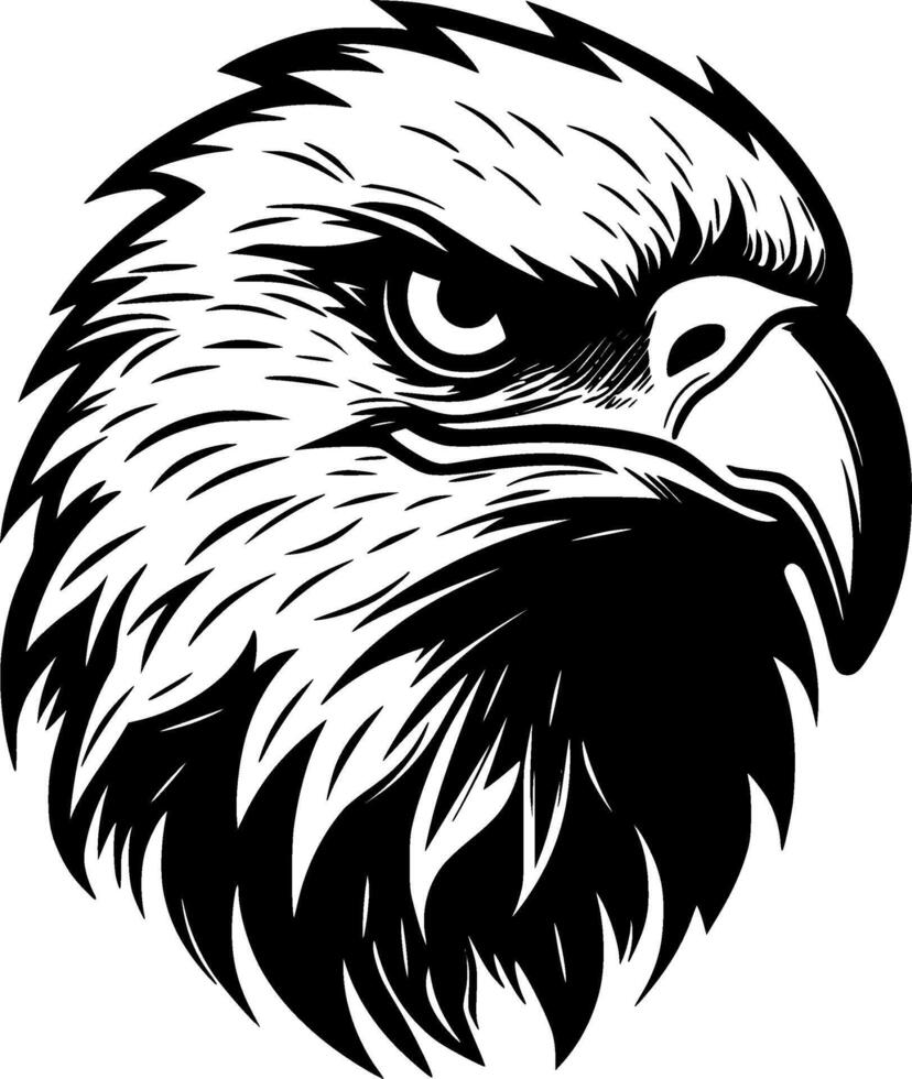 águila - minimalista y plano logo - vector ilustración