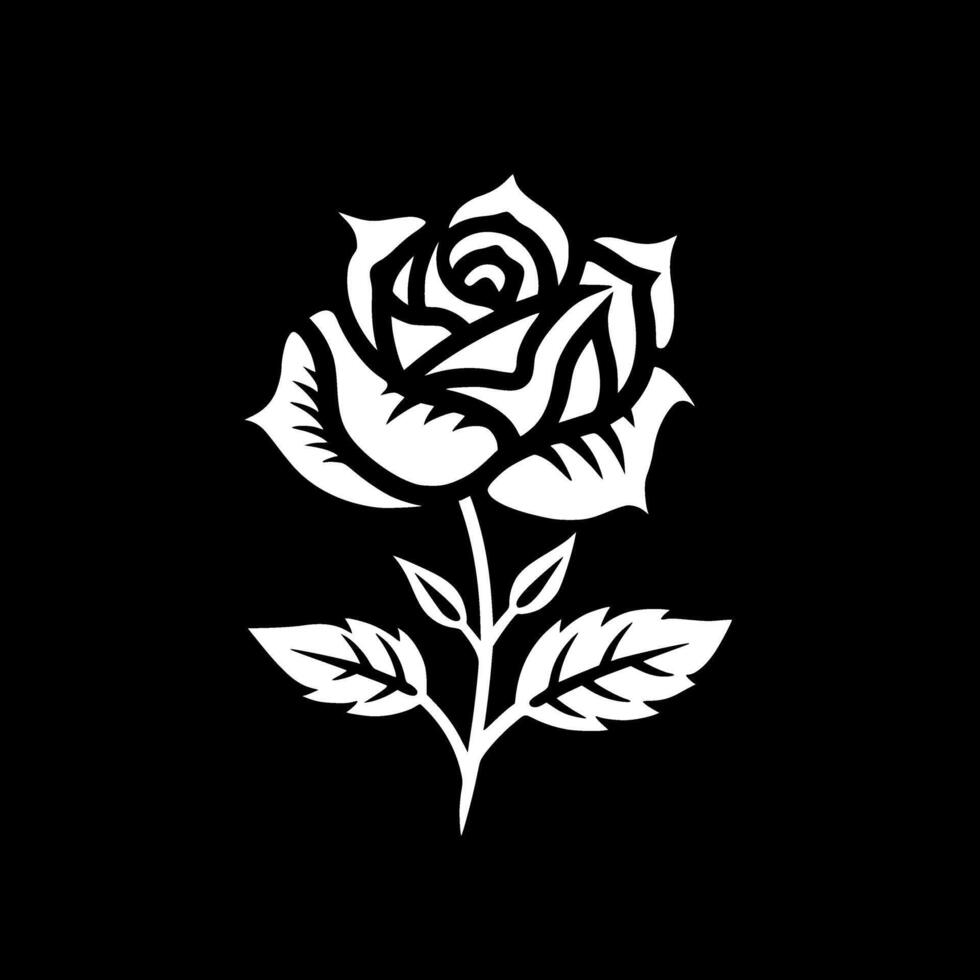Flower - Minimalist and Flat Logo - Vector illustration