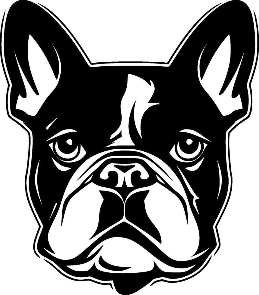 French Bulldog - Minimalist and Flat Logo - Vector illustration