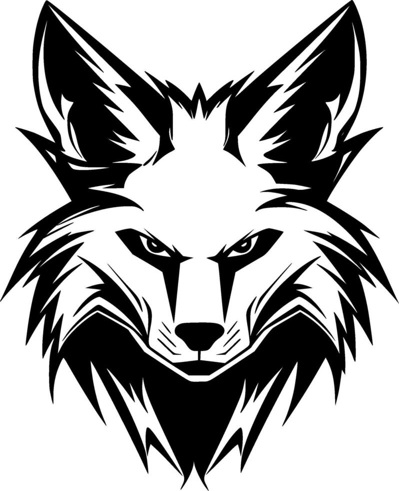 Fox, Minimalist and Simple Silhouette - Vector illustration