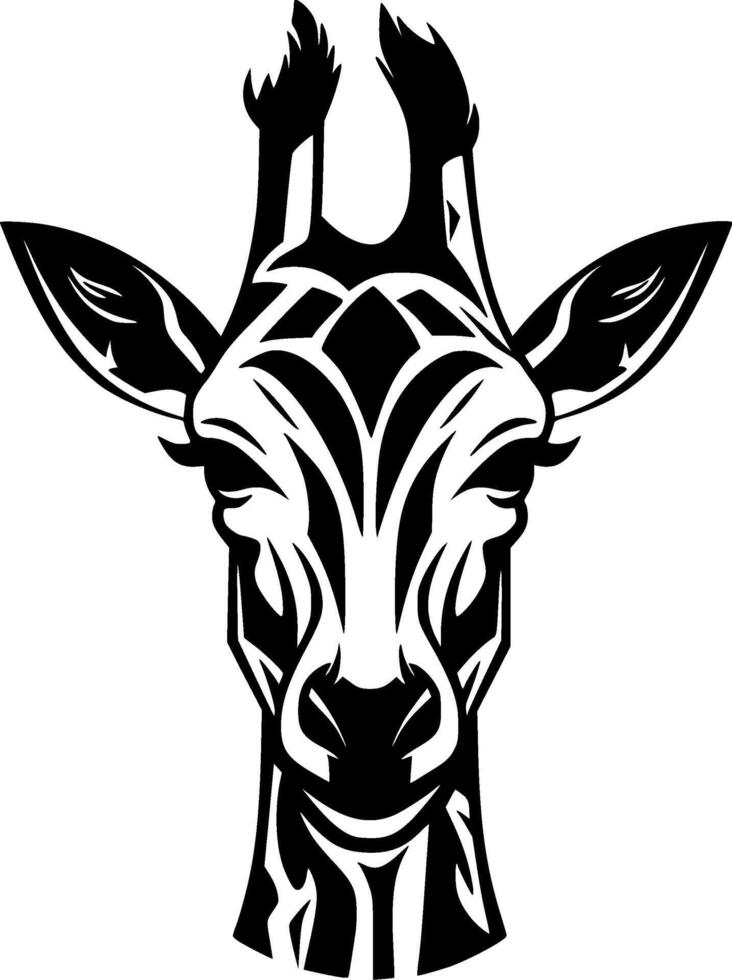 Giraffe - High Quality Vector Logo - Vector illustration ideal for T-shirt graphic