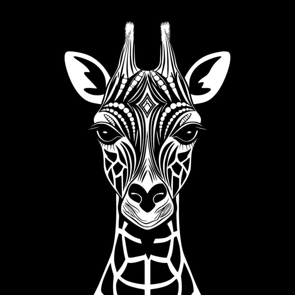 jirafa - alto calidad vector logo - vector ilustración ideal para camiseta gráfico