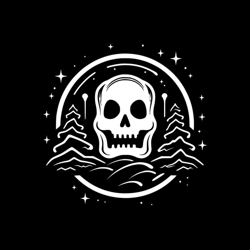 Halloween - Minimalist and Flat Logo - Vector illustration