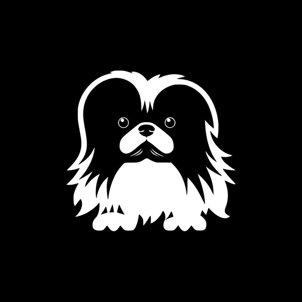 Japanese Chin - High Quality Vector Logo - Vector illustration ideal for T-shirt graphic