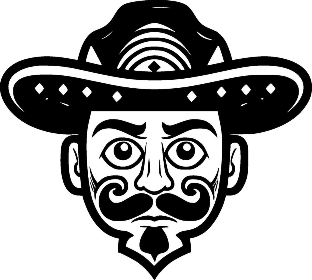 mexicano - alto calidad vector logo - vector ilustración ideal para camiseta gráfico