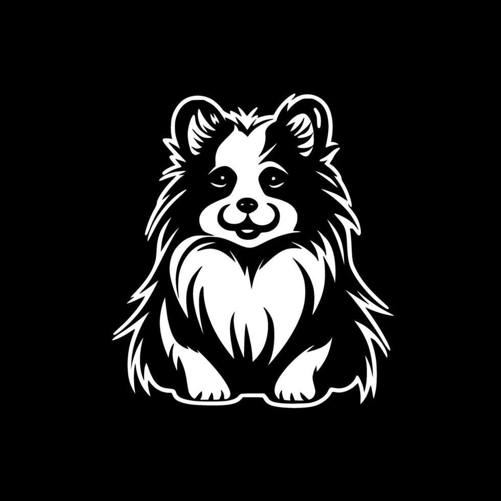 pomeranio, minimalista y sencillo silueta - vector ilustración