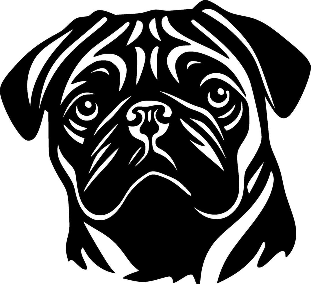 doguillo - minimalista y plano logo - vector ilustración