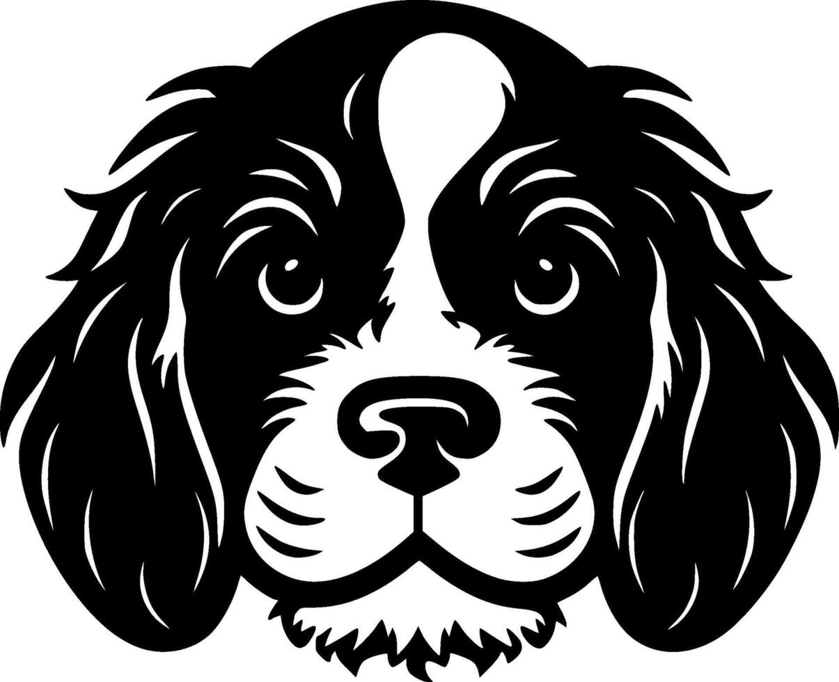 Puppy, Minimalist and Simple Silhouette - Vector illustration