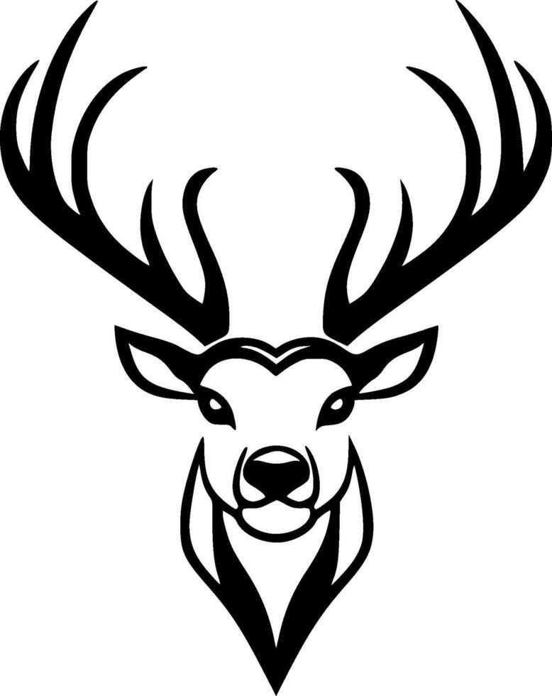 Reindeer - High Quality Vector Logo - Vector illustration ideal for T-shirt graphic