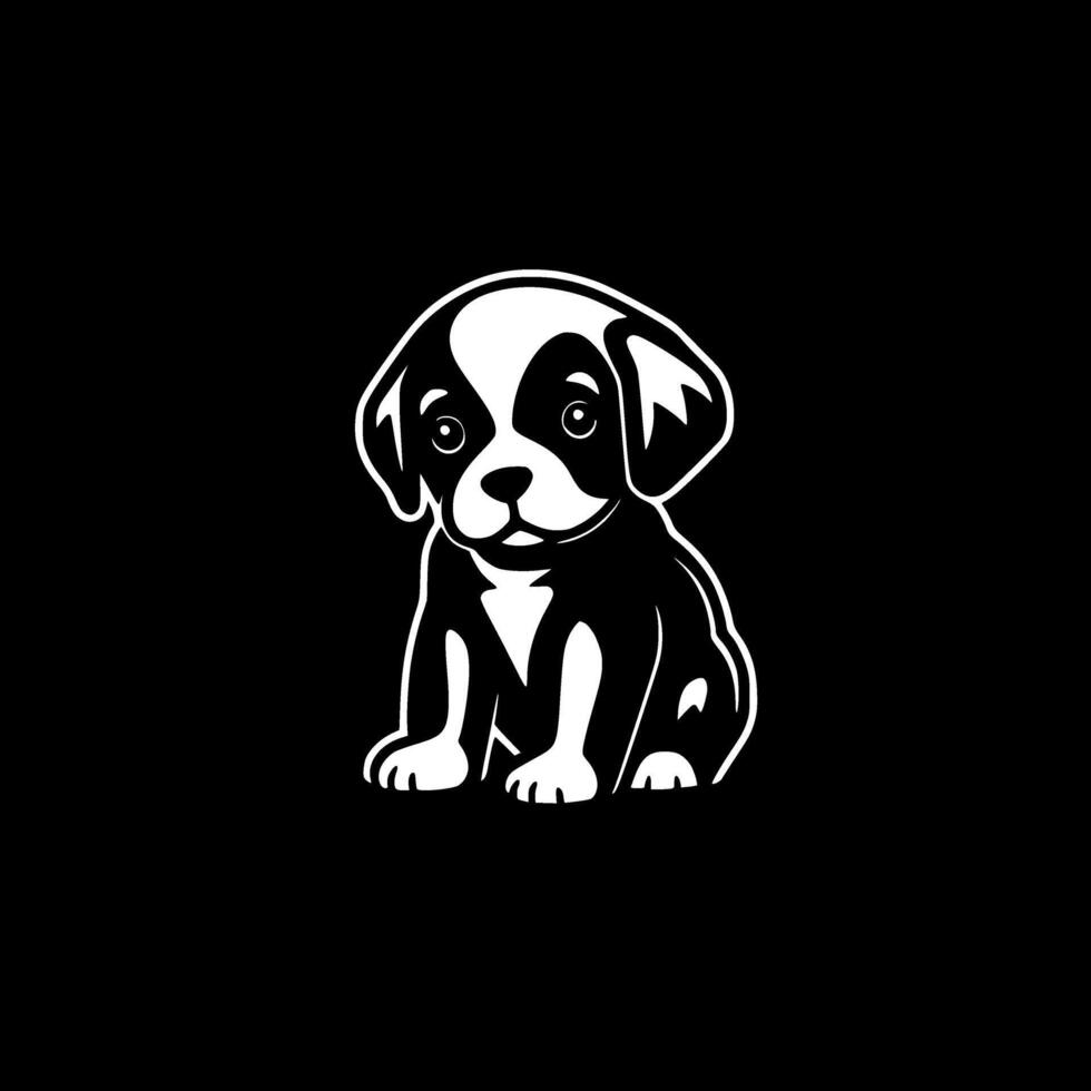Puppy - High Quality Vector Logo - Vector illustration ideal for T-shirt graphic