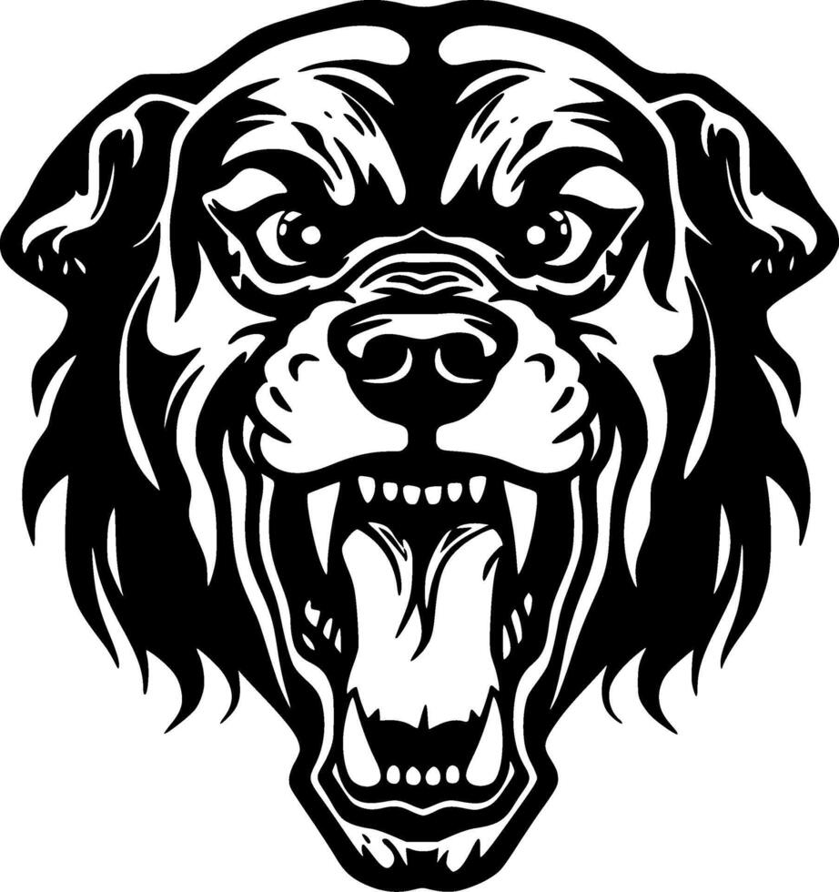 Rottweiler - High Quality Vector Logo - Vector illustration ideal for T-shirt graphic