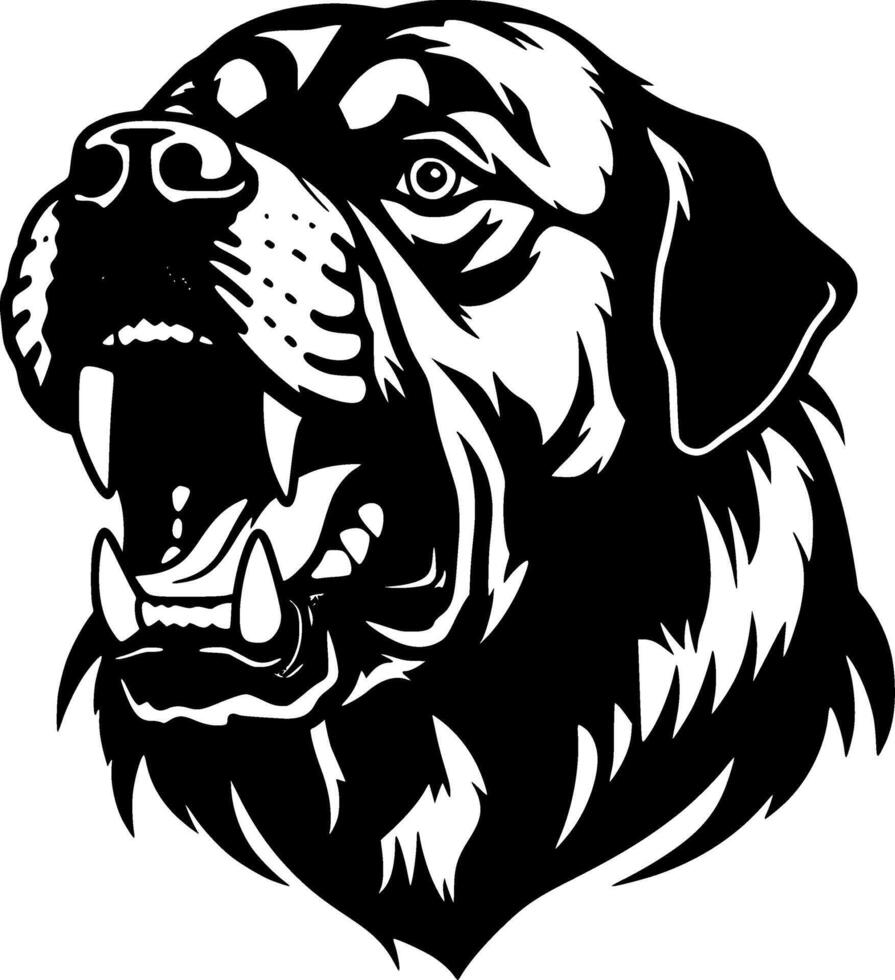 Rottweiler - alto calidad vector logo - vector ilustración ideal para camiseta gráfico