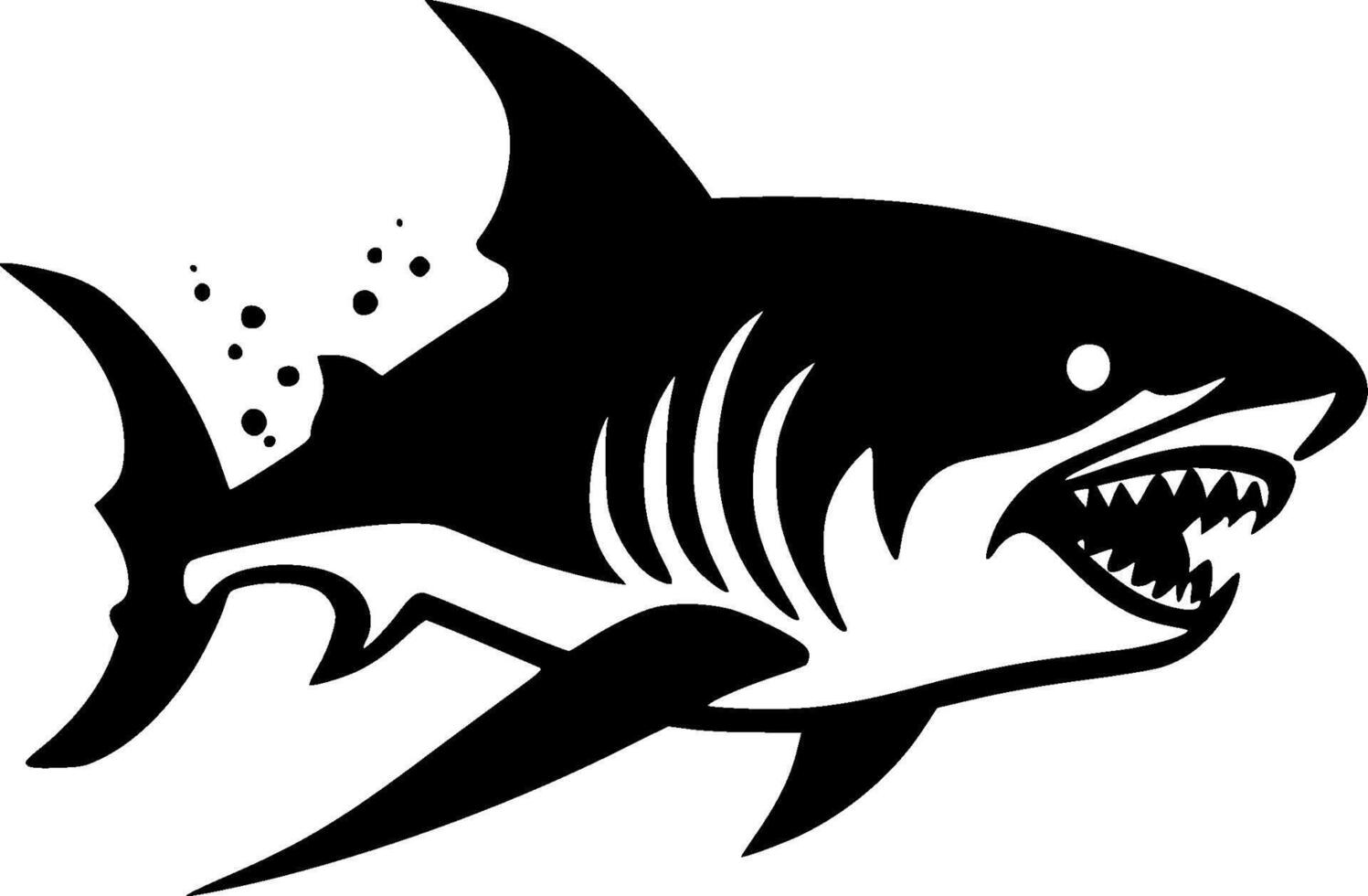 Shark - High Quality Vector Logo - Vector illustration ideal for T-shirt graphic