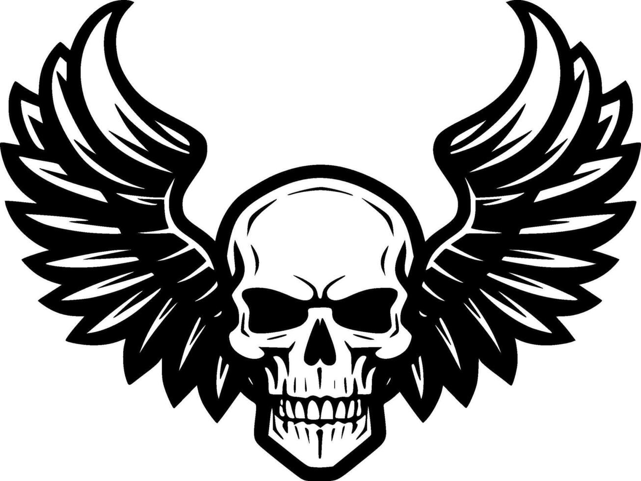 Skull - High Quality Vector Logo - Vector illustration ideal for T-shirt graphic