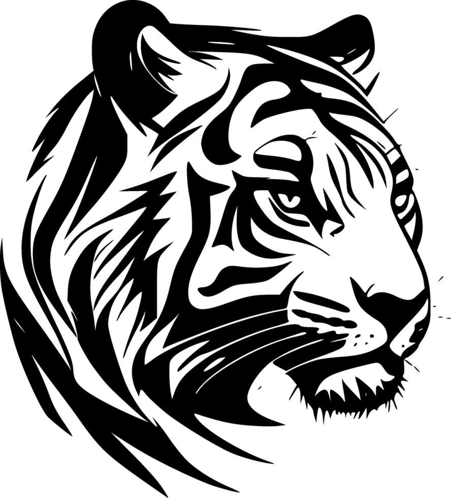 Tiger - High Quality Vector Logo - Vector illustration ideal for T-shirt graphic