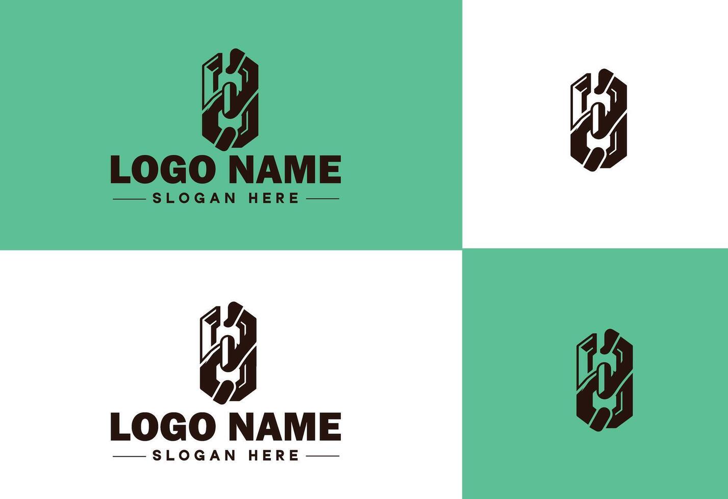 Chain icon logo vector art graphics for business brand app icon Chain logo template