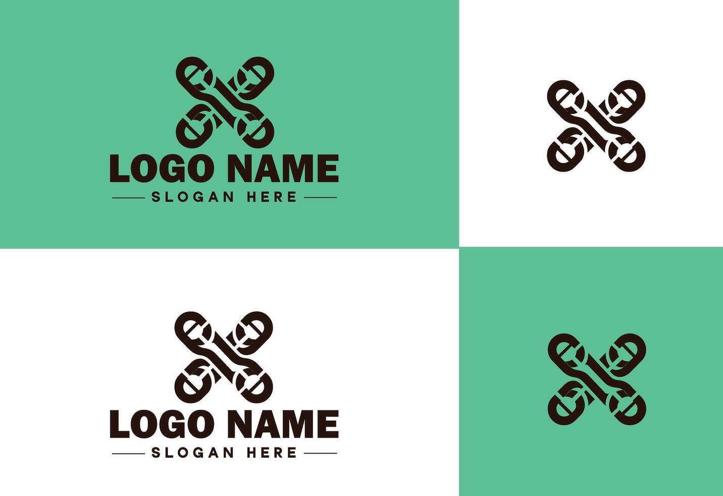 Chain icon logo vector art graphics for business brand app icon Chain logo template