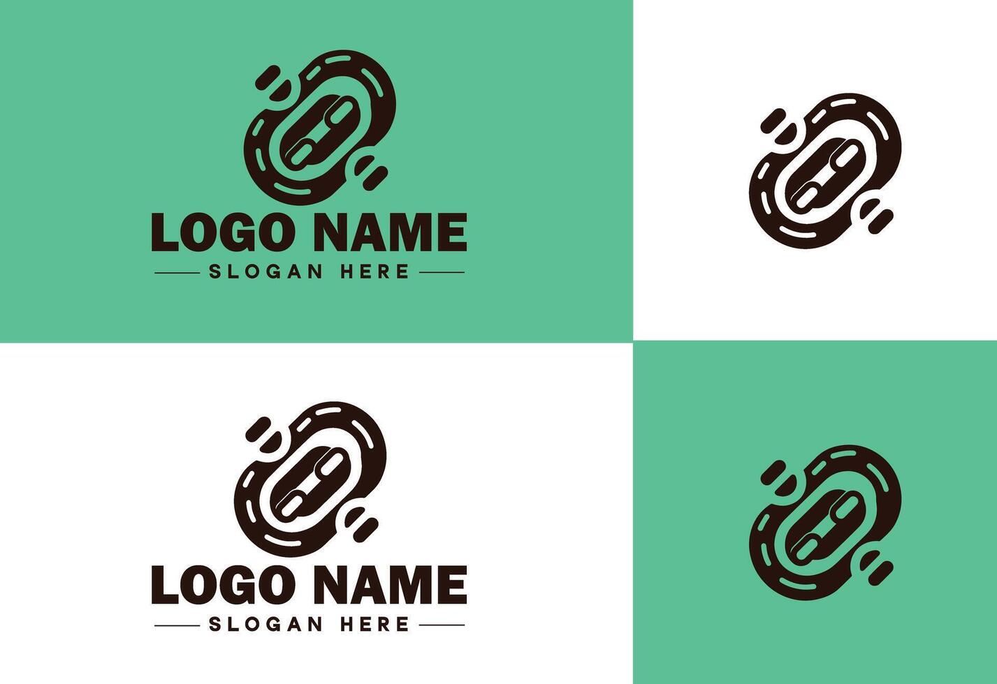 Chain icon logo vector art graphics for business brand app icon Chain logo template