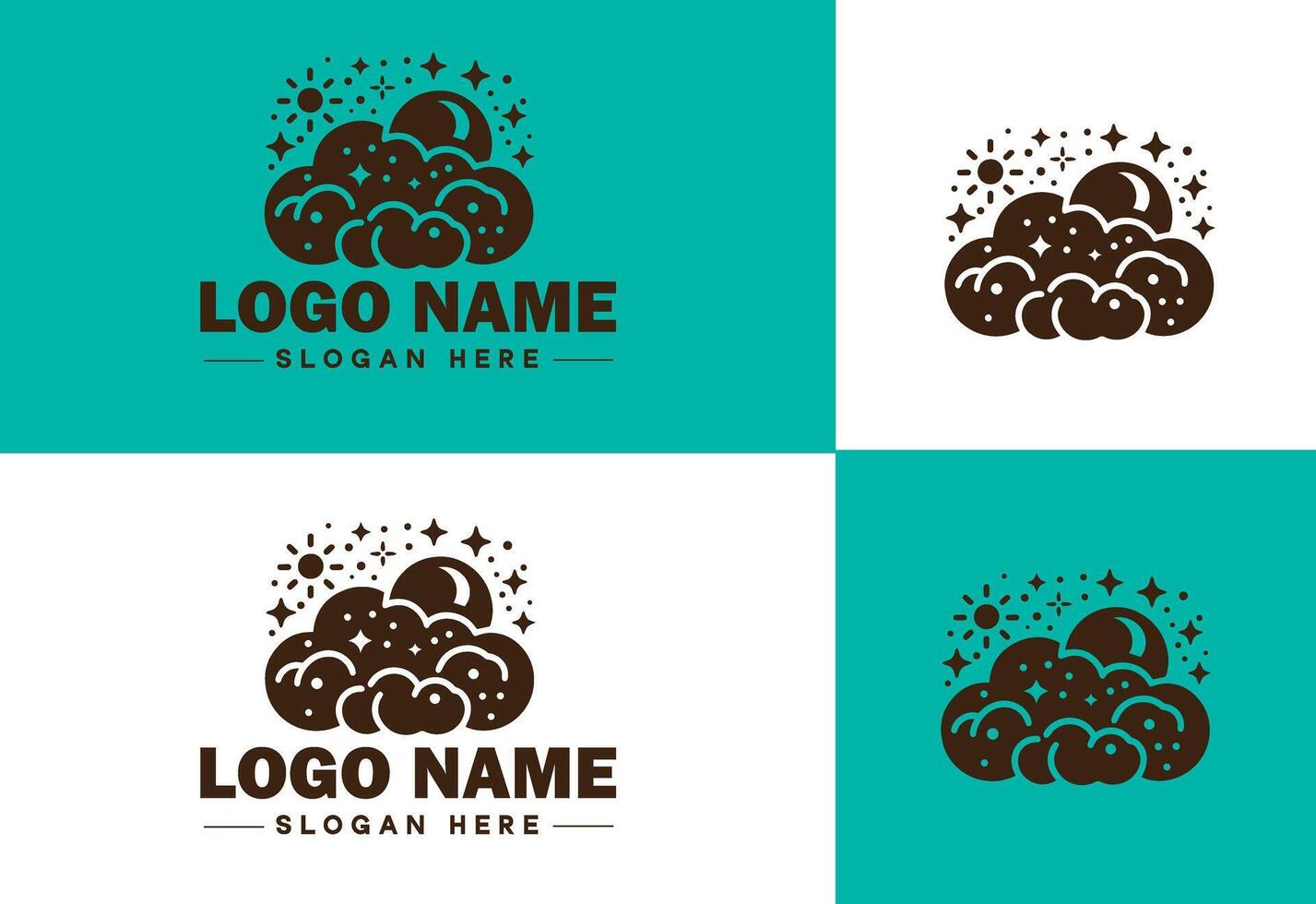 nube logo icono vector Arte gráficos para negocio marca aplicación icono cielo nube logo modelo