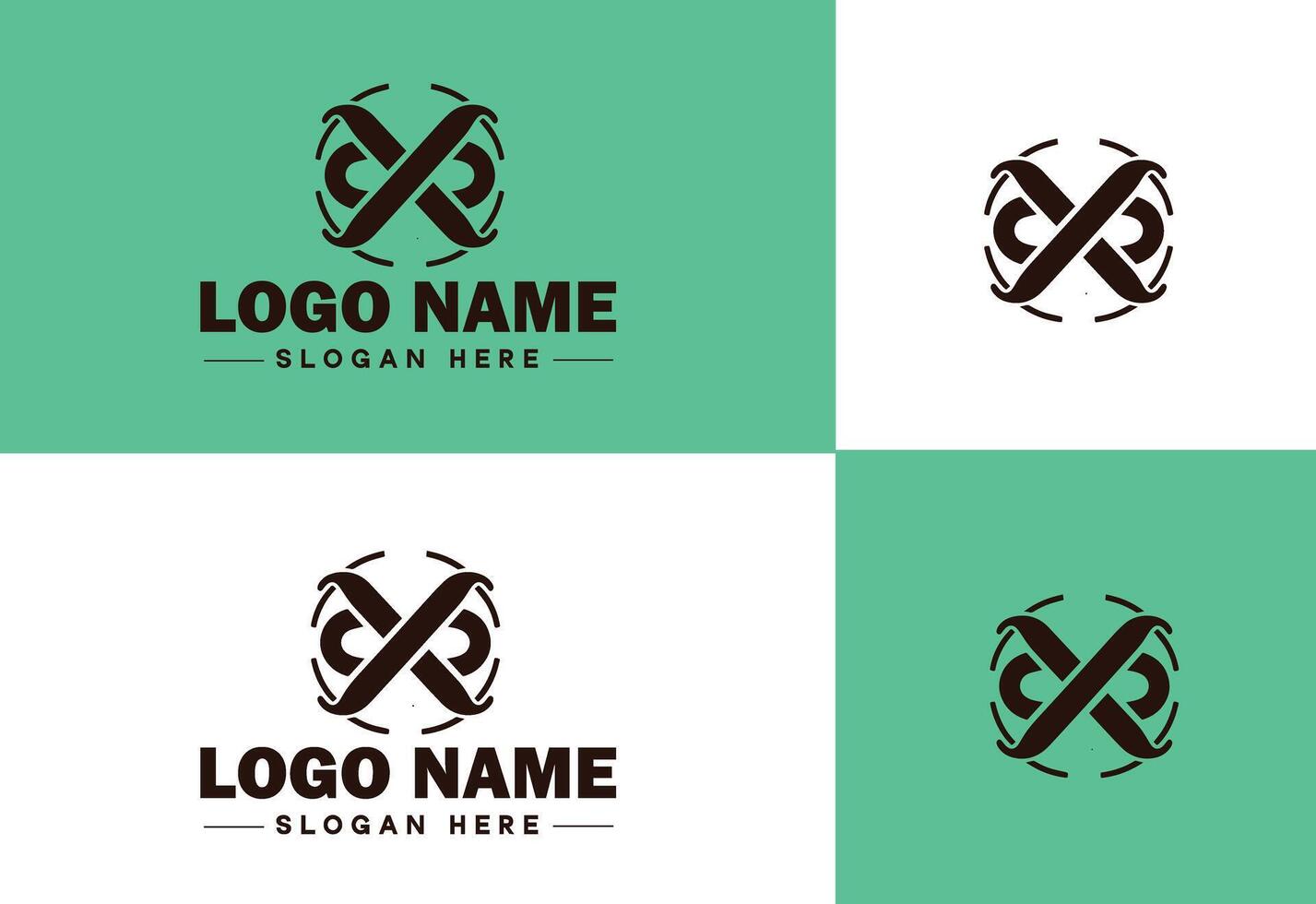Chain icon logo vector art graphics for business brand app icon Chain logo template