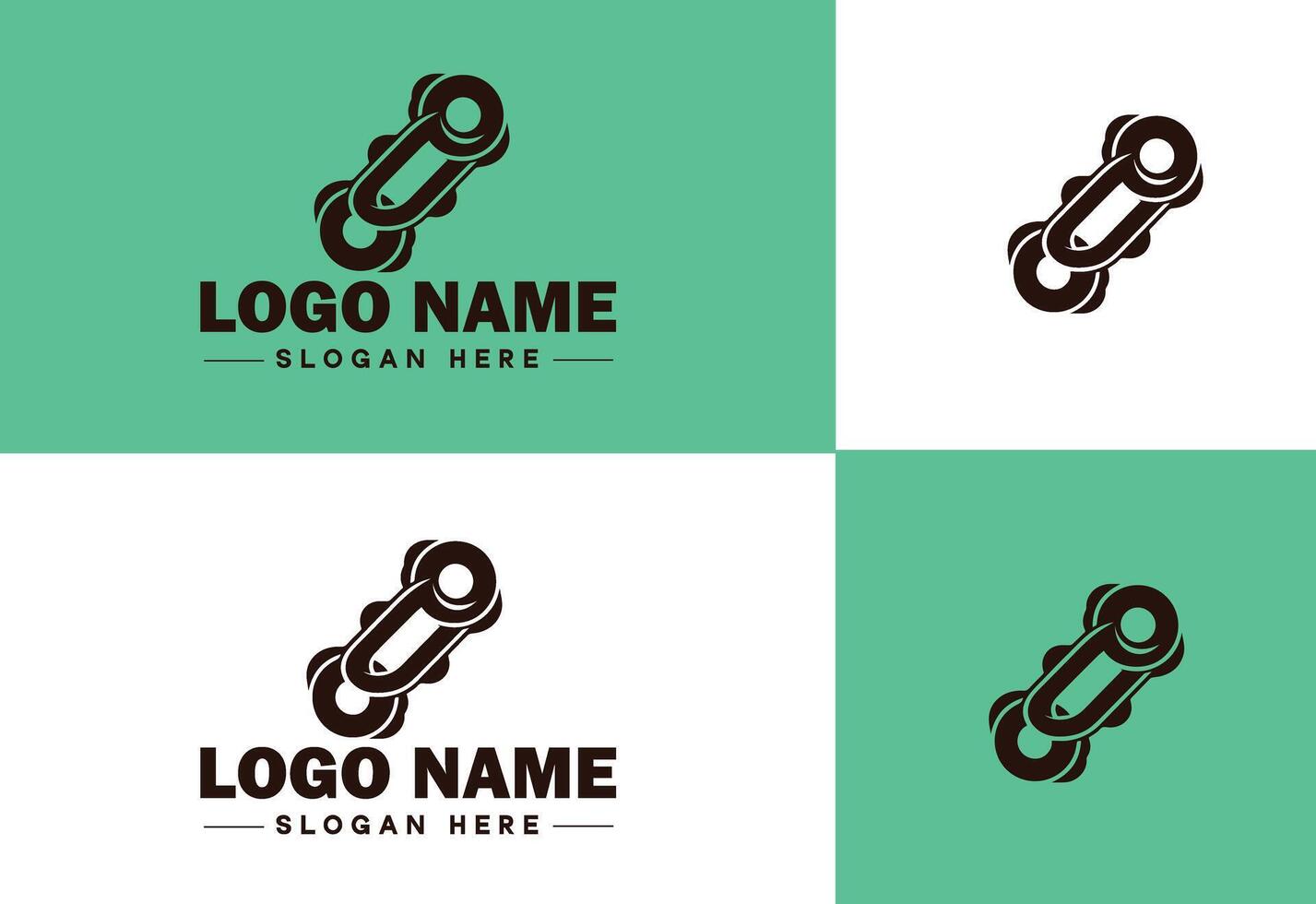 Chain icon logo vector art graphics for business brand app icon Chain logo template