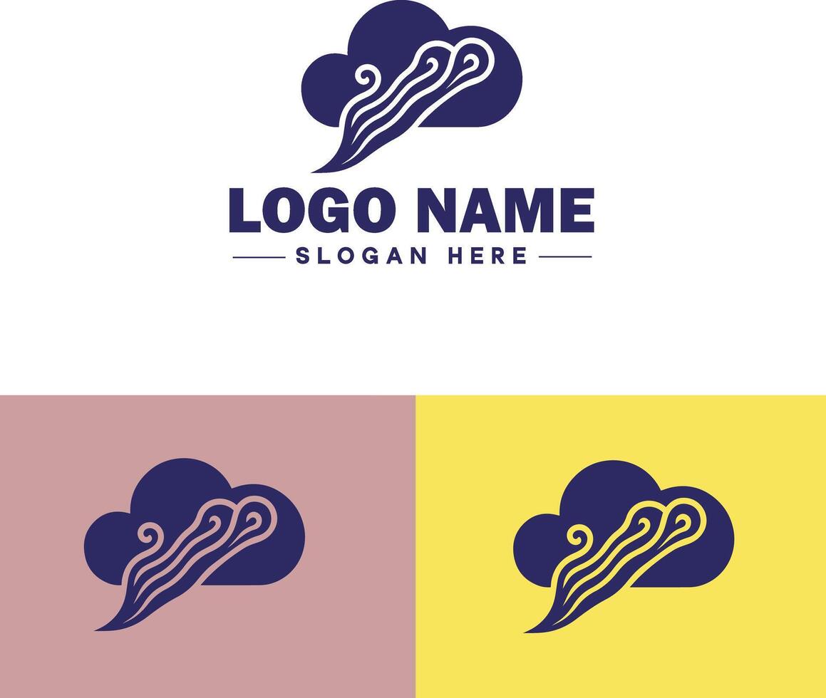 nube logo icono vector Arte gráficos para negocio marca aplicación icono cielo nube logo modelo