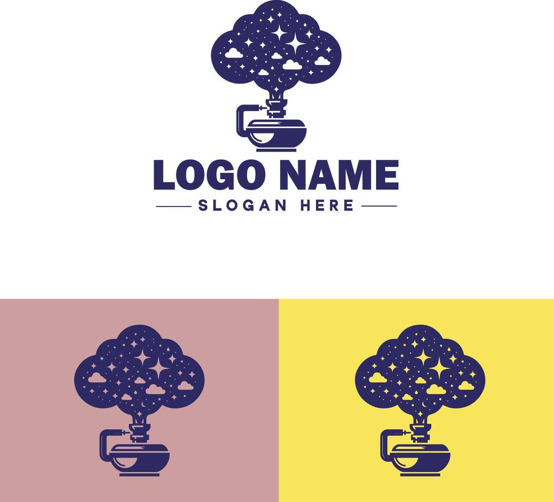 Cloud logo icon vector art graphics for business brand app icon sky cloud logo template