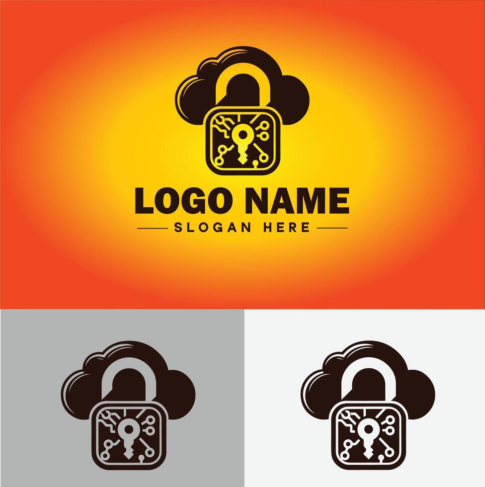 bloquear icono logo la seguridad seguridad proteccion vector para negocio marca icono bloquear logo modelo