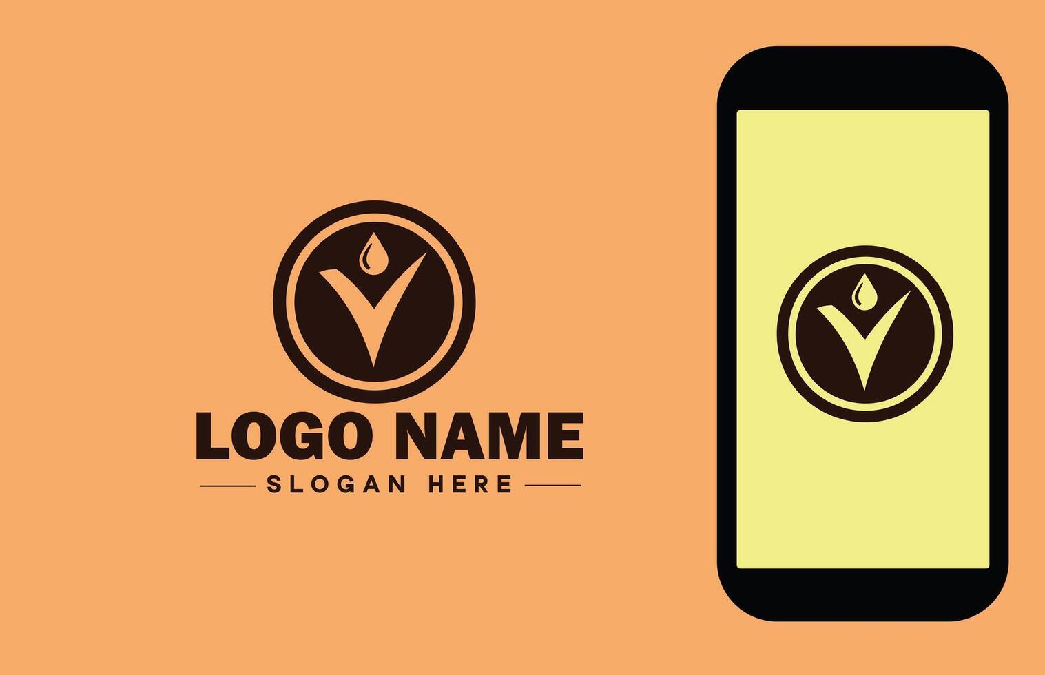 Checkmark logo icon vector art graphics for business brand app icon check mark right symbol tick ok correct logo template