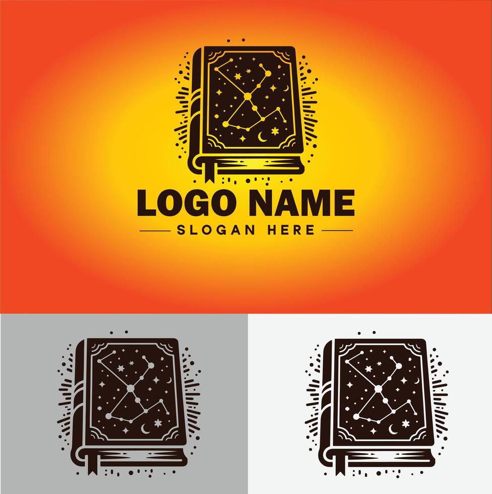 book logo icon vector for bookstore book company publisher encyclopedia library education logo template