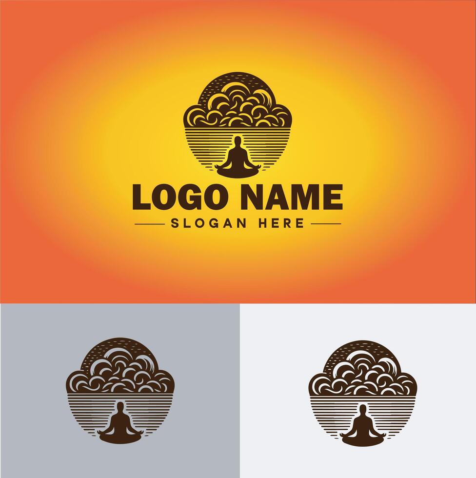 nube logo icono vector Arte gráficos para negocio marca aplicación icono cielo nube logo modelo