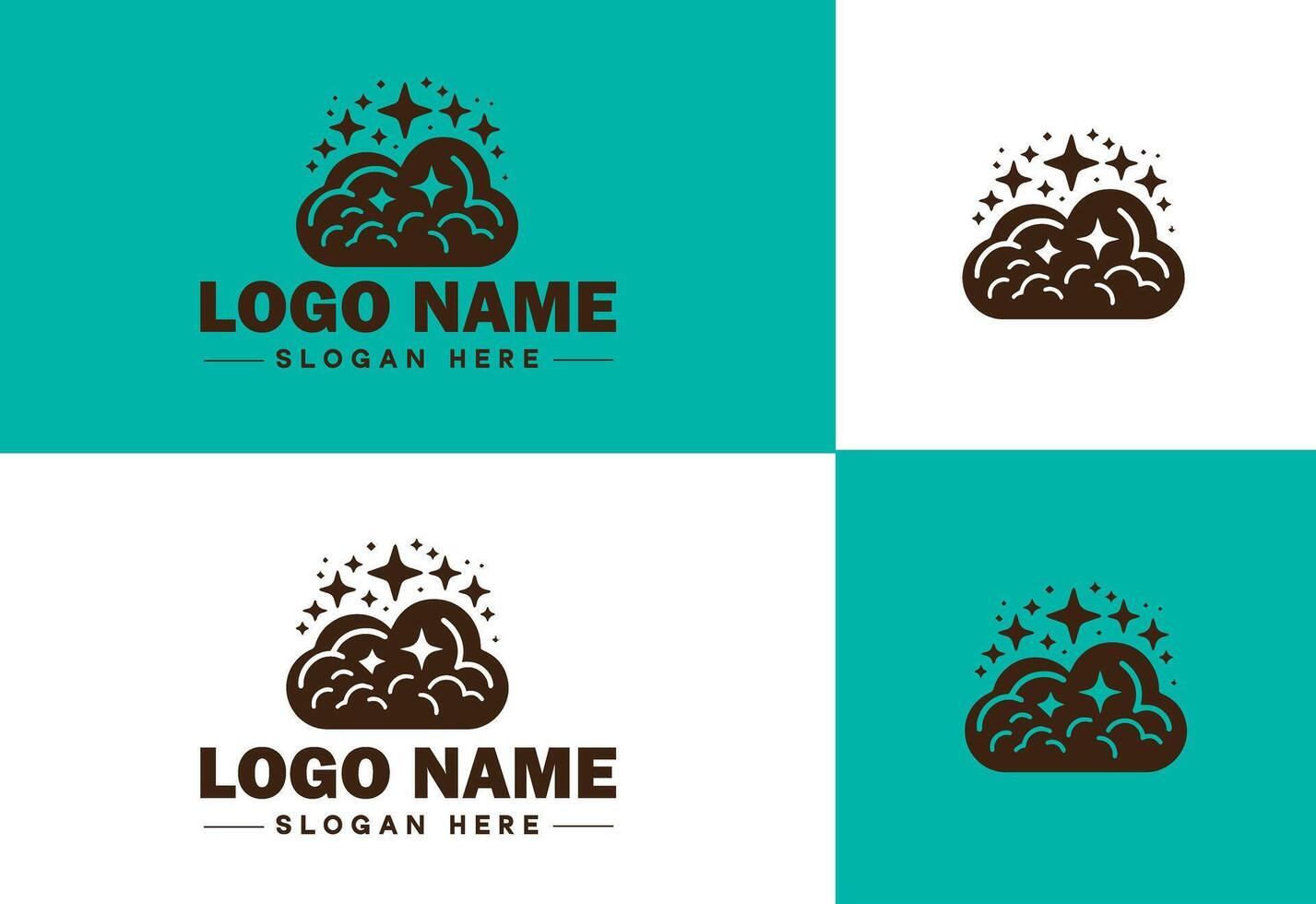 nube logo icono vector Arte gráficos para negocio marca aplicación icono cielo nube logo modelo