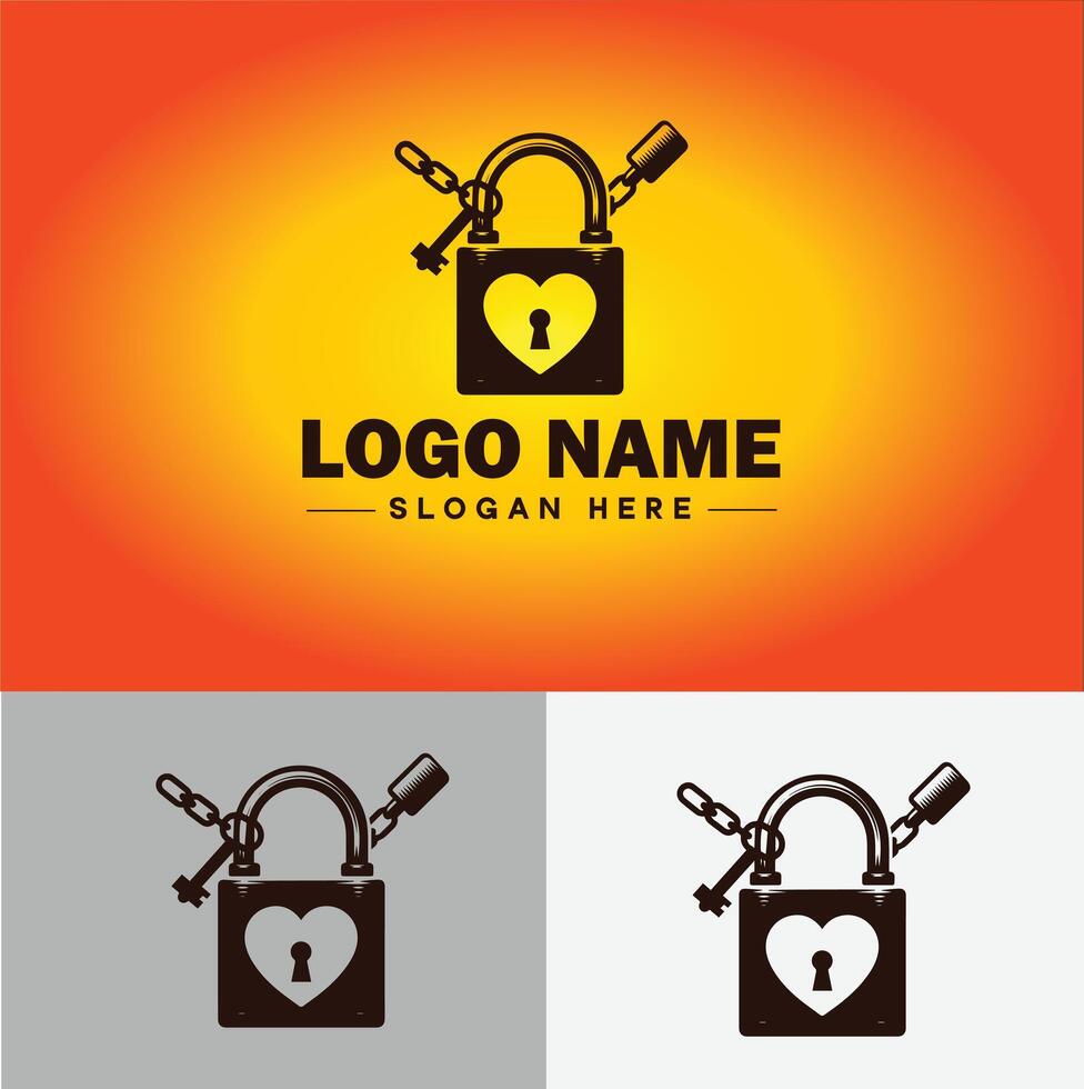 bloquear icono logo la seguridad seguridad proteccion vector para negocio marca icono bloquear logo modelo