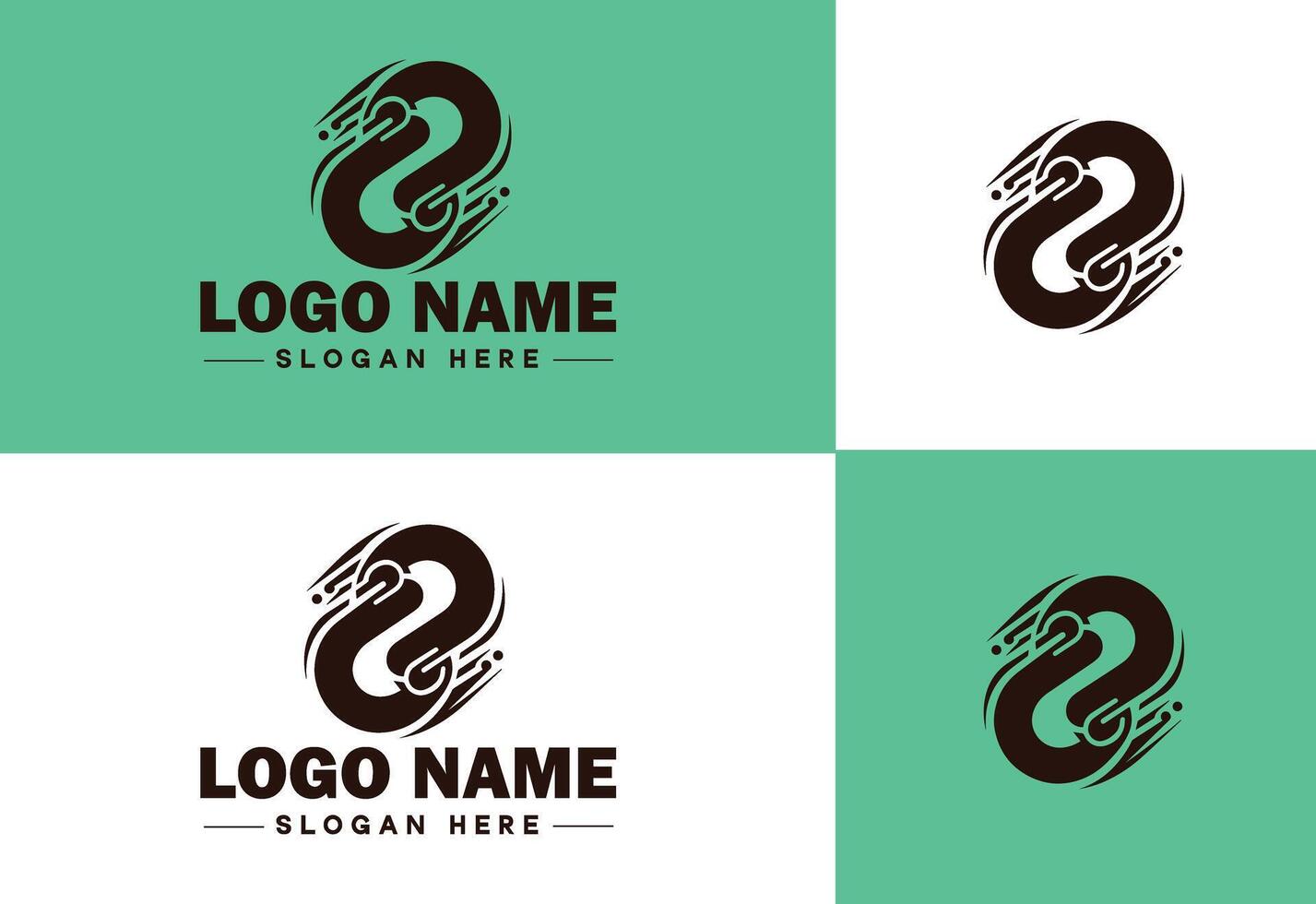 Chain icon logo vector art graphics for business brand app icon Chain logo template