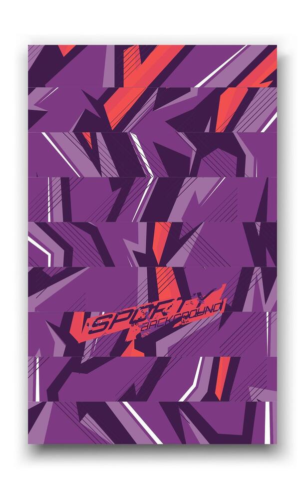 Abstract backgrounds for sports and games. Abstract racing backgrounds for t-shirts, race car livery, car vinyl stickers, etc. vector