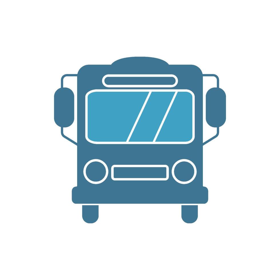 Public transportation icon design vector