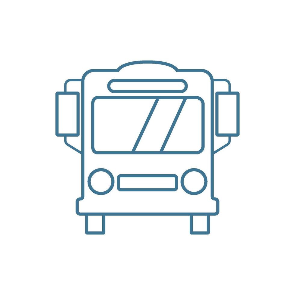 Public transportation icon design vector