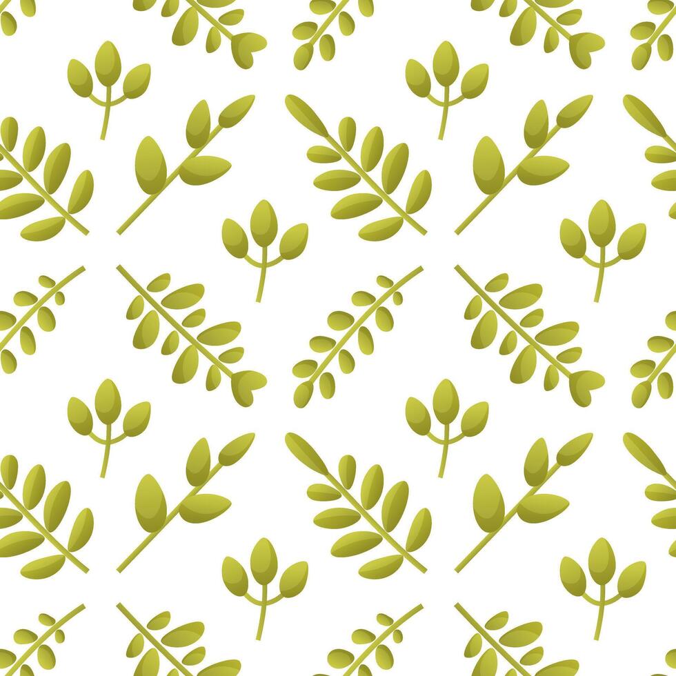 Seamless floral pattern, flowers on a stem with leaves. Beautiful seamless background of summer, spring flowers. Vector seamless background for cards, textile posters, gift wrapping