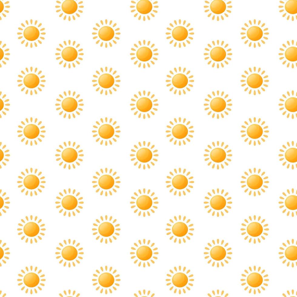 sin costura modelo amarillo Dom. redondo amarillo Dom. vector ilustración de sin costura Brillo Solar patrón, para verano diseños, tarjetas, pancartas, textiles, regalo envase.