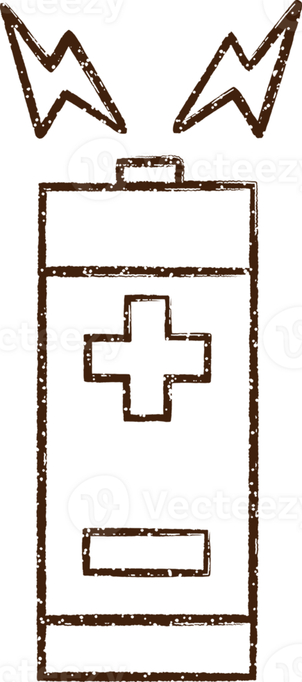 Battery Charcoal Drawing png