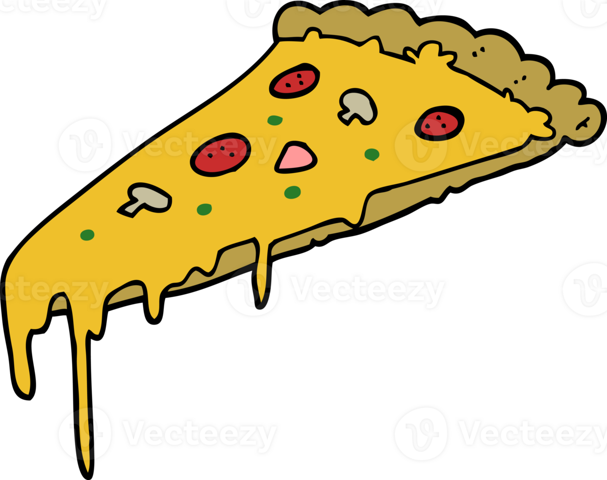 cartoon pizza slice png