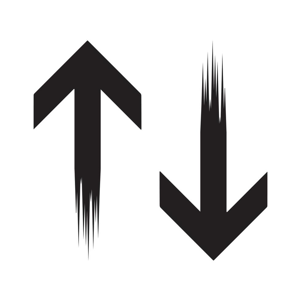 Arrow icons black collection. flat style arrow icon for your web site design. Simple arrow Vector illustration, doodle icon isolated on a white