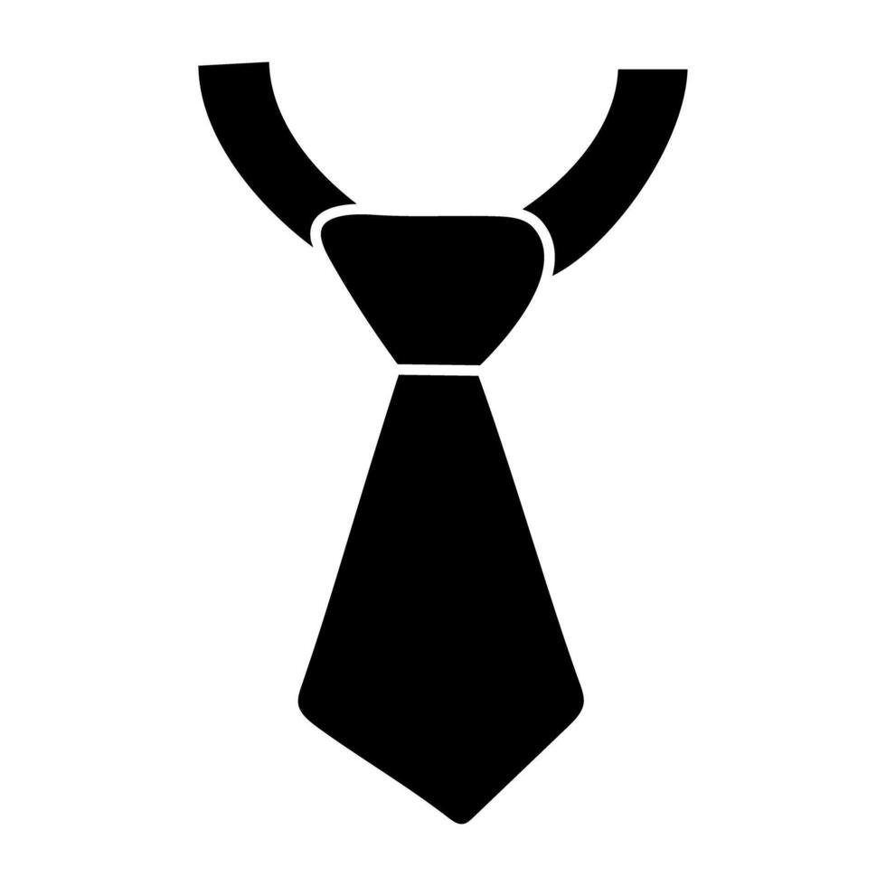 un icono de diseño de corbata vector