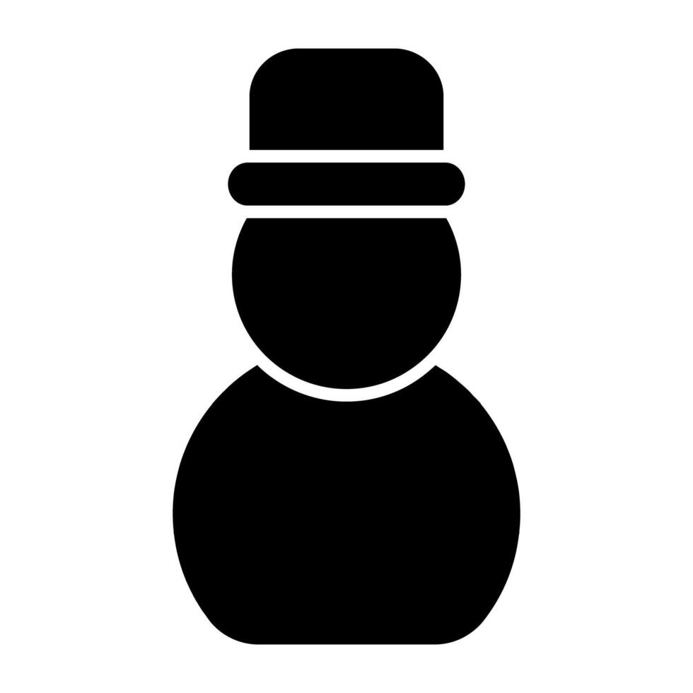 A unique design icon of magician vector