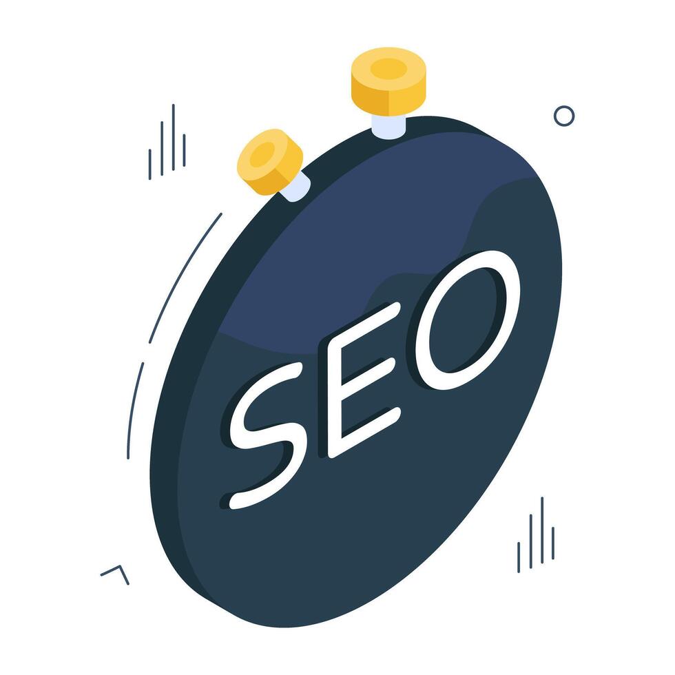 icono de descarga premium de la etiqueta seo vector