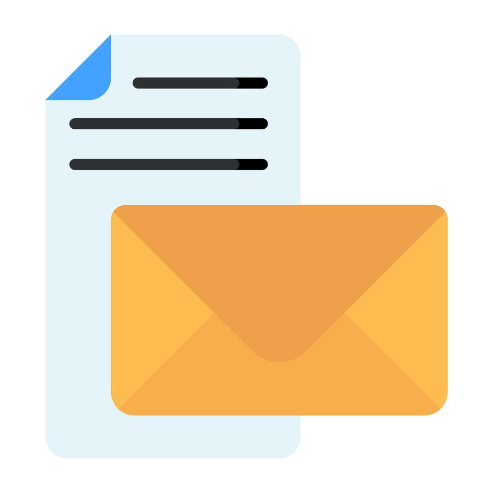 Perfecto diseño icono de correo vector