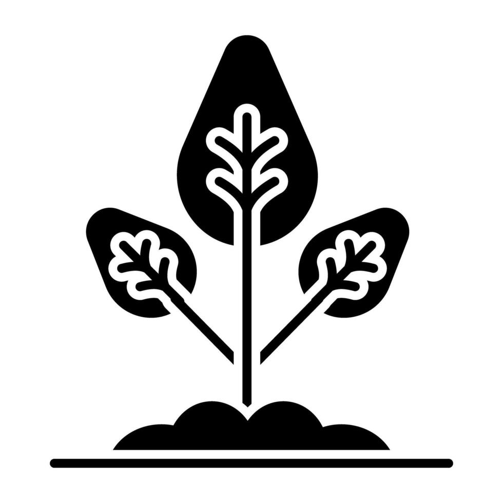A perfect design icon of plant vector